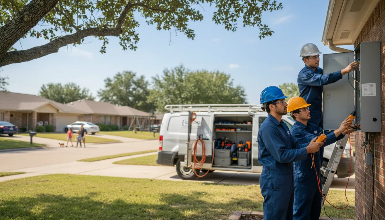 Certified electrician providing emergency electrical services in Collins, OH